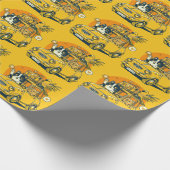 Ontketen de sensatie van een roadtrip met Cat Pals Cadeaupapier (Hoek)