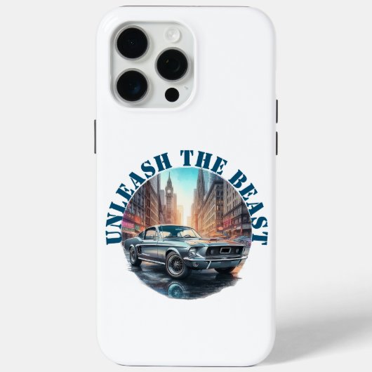 Ontketen het Amerikaanse Spierauto Beest  Case-Mate iPhone Case (Achterkant)
