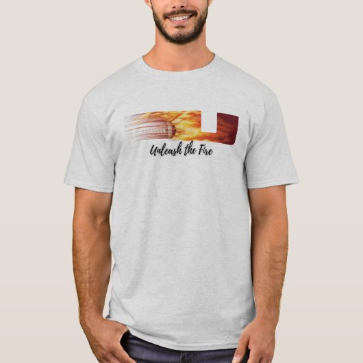 Ontketen het vuur Urbana Football Tshirt (Voorkant)