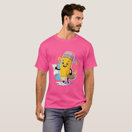 Ontketen je creativiteit t-shirt (Voorkant volledig)