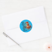 Ontketen je eigenheid: De Crazy Saga Ronde Sticker (Envelop)
