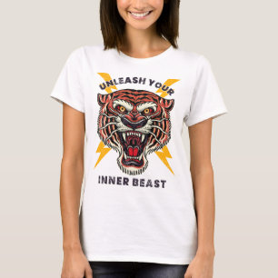Ontketen je innerlijke beest Tijger T-shirt
