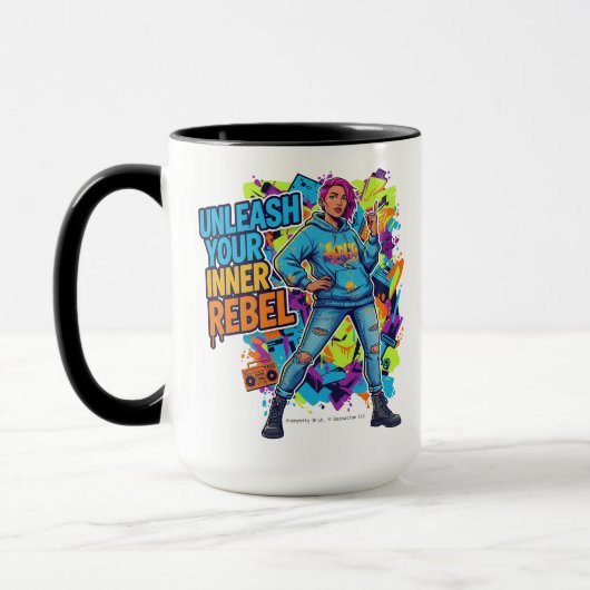 Ontketen je innerlijke rebel - mok (Links)