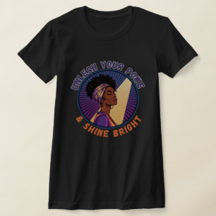 Ontketen Je Kracht Zwarte Vrouw Empowerment T-shirt