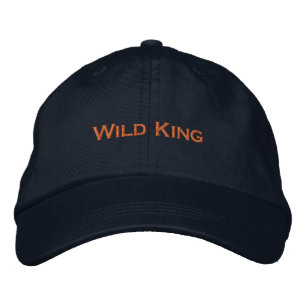 Ontketen je onverschrokken kant met de Wild King t Geborduurde Pet