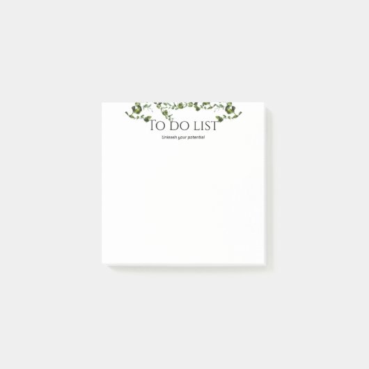 Ontketen je Potentieel! Takenlijst Mindful Leraar Post-it® Notes (Voorkant)