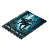 Ontketen je Volle Maan Beest Notitieboek (Linkerzijde)