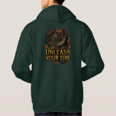 Ontketen je Vuur Draak Hoodie 🔥 (Achterkant)