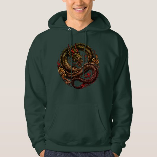 Ontketen je Vuur Draak Hoodie 🔥 (Voorkant)