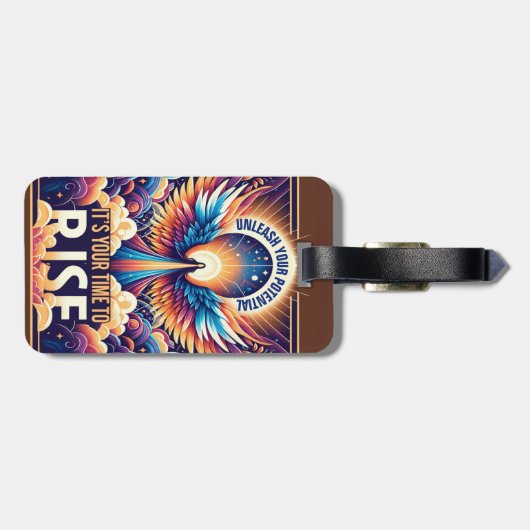 Ontketen uw potentieel en opkomst bagagelabel (Achterkant horizontaal)