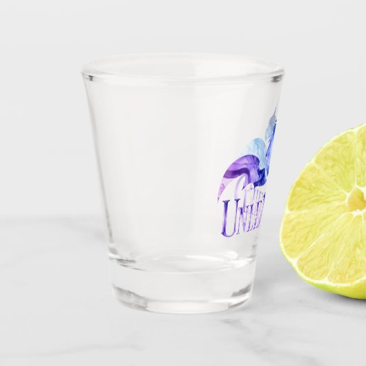 Ontketend borrelglas shot glas (Links)