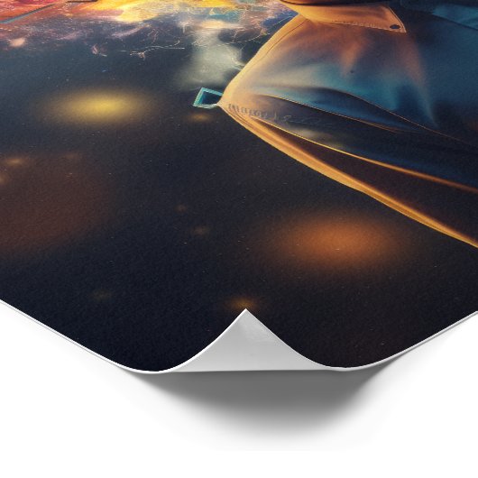 Ontketend Creativiteit: Menselijke Geest in Bewegi Poster (Hoek)