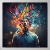 Ontketend Creativiteit: Menselijke Geest in Bewegi Poster (Voorkant)