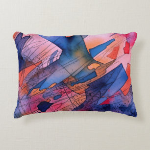 "Ontketend potentieel" Hedendaagse Abstracte kunst Accent Kussen