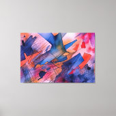 "Ontketend potentieel" Hedendaagse Abstracte kunst Canvas Afdruk (Voorkant)