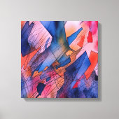 "Ontketend potentieel" Hedendaagse Abstracte kunst Canvas Afdruk (Voorkant)