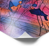"Ontketend potentieel" Hedendaagse Abstracte kunst Foto Afdruk (Hoek)