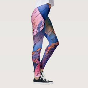 "Ontketend potentieel" Hedendaagse Abstracte kunst Leggings