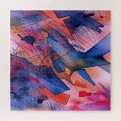 "Ontketend potentieel" Hedendaagse Abstracte kunst Legpuzzel (Horizontaal)