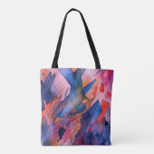 "Ontketend potentieel" Hedendaagse Abstracte kunst Tote Bag (Achterkant)