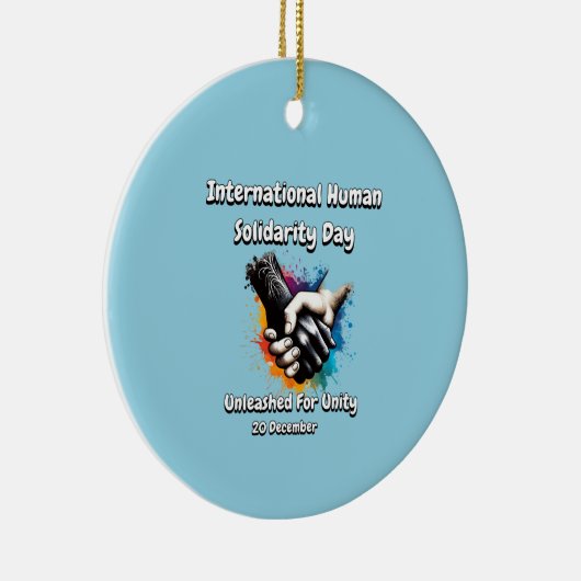 Ontketend voor eenheid. keramisch ornament (Rechts)