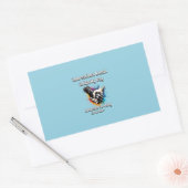 Ontketend voor eenheid. rechthoekige sticker (Envelop)