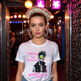 Ontketende opstand: Omarm de revolutie T-shirt