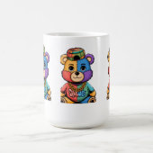 Ontketenen van schoonheid, één creatie tegelijk" koffiemok (Center)