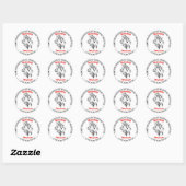 Ontketenen van wijsheid ronde sticker (Vel)
