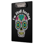 Ontkleurd klembord voor Abstracte schedel (Links)