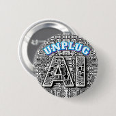 ONTKOPPEL AI RONDE BUTTON 5,7 CM (Voorkant /achterkant)