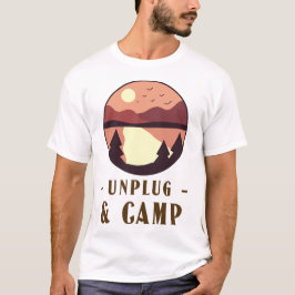 Ontkoppel & Kampeer Kampeerterugtrekking T-shirt