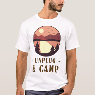 Ontkoppel & Kampeer Kampeerterugtrekking T-shirt