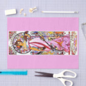 Ontkoppel papier 10 x 15 inch - Alphonse Mucha 1 (Craft)