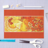 Ontkoppel papier 10 x 15 inch - Alphonse Mucha 17 (Craft)