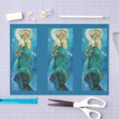 Ontkoppel papier 10 x 15 inch - Alphonse Mucha 19 (Craft)