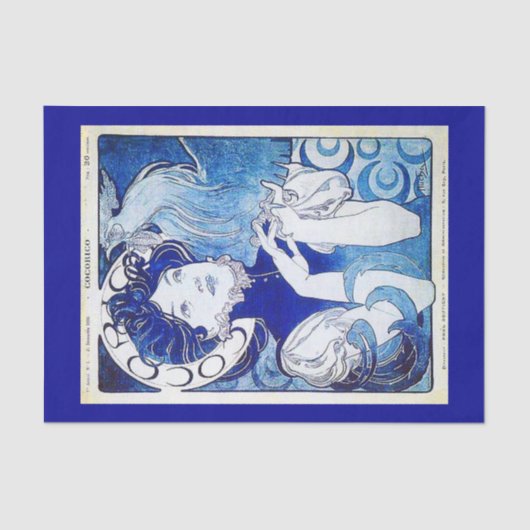 Ontkoppel papier 10 x 15 inch - Alphonse Mucha 20 (Voorkant)