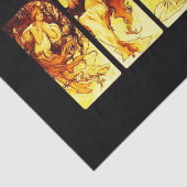 Ontkoppel papier 10 x 15 inch - Alphonse Mucha 24 (Detail)