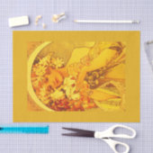 Ontkoppel papier 10 x 15 inch - Alphonse Mucha 26 (Craft)