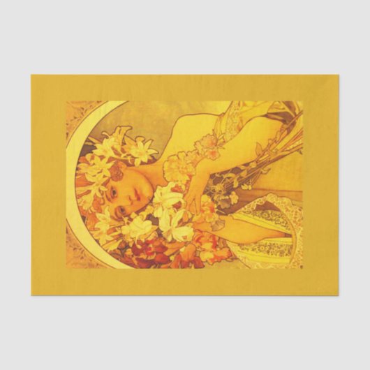 Ontkoppel papier 10 x 15 inch - Alphonse Mucha 26 (Voorkant)