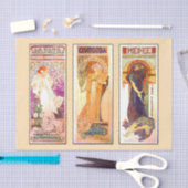 Ontkoppel papier 10 x 15 inch - Alphonse Mucha 27 (Craft)