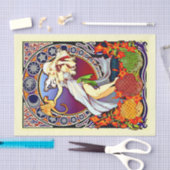 Ontkoppel papier 10 x 15 inch - Alphonse Mucha 3 (Craft)