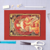 Ontkoppel papier 10 x 15 inch - Alphonse Mucha 31 (Craft)