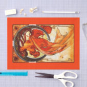 Ontkoppel papier 10 x 15 inch - Alphonse Mucha 37 (Craft)