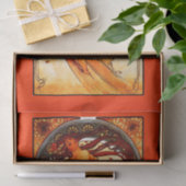 Ontkoppel papier 10 x 15 inch - Alphonse Mucha 37 (Geschenk)