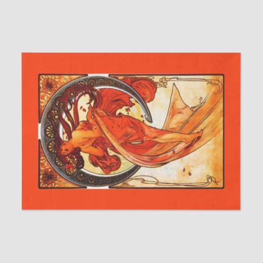 Ontkoppel papier 10 x 15 inch - Alphonse Mucha 37 (Voorkant)