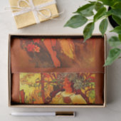 Ontkoppel papier 10 x 15 inch - Alphonse Mucha 40 (Geschenk)