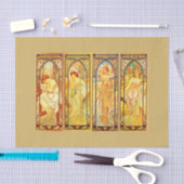 Ontkoppel papier 10 x 15 inch - Alphonse Mucha 45 (Craft)