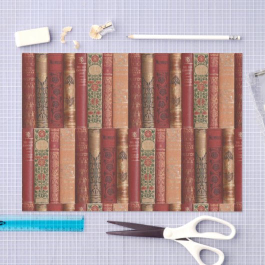 Ontkoppelde boekruggen (Dickens 2) Tissuepapier (Craft)