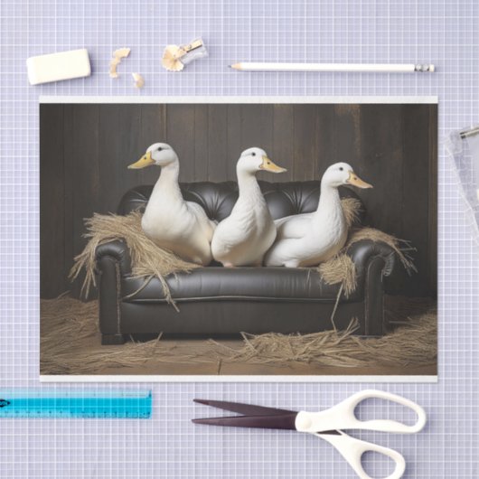 ontkoppelde eenden tissuepapier (Craft)